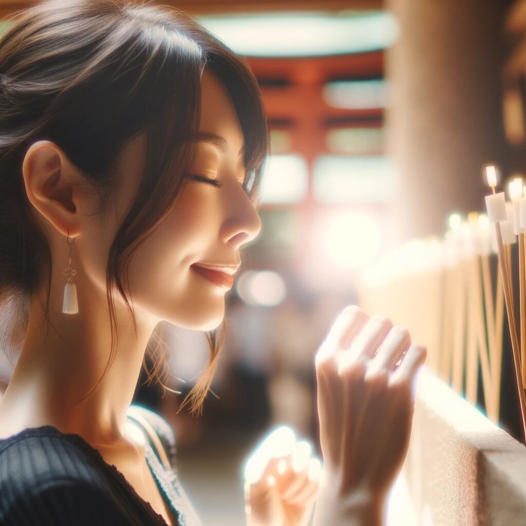 微笑む女性