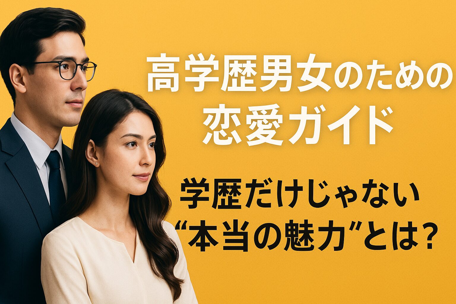 高学歴男女のための恋愛ガイド 学歴だけじゃない“本当の魅力”とは？