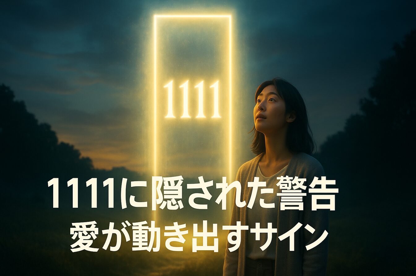 1111に隠された警告 愛が動き出すサイン